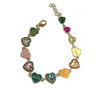 Braccialetto dal design unico colorato Love Heart Lettera Bracciali Dolce Y2k Estetica Mano Gioielli Quotidiani Indossare il Partito Alla Moda Braccialetti