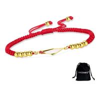 Braccialetto della Palestina per donne e uomini con mappa della Palestina bandiera del paese realizzato a mano regolabile in corda intrecciata in acciaio inossidabile gioiello (Stringa di G-R)