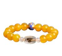 Braccialetto della ricchezza in ossidiana nera Fen Bracciale in ossidiana, bracciale in agata rossa, bracciale con perline di cristallo da 10 mm for donne e uomini, guarigione Reiki, cristallo, medita
