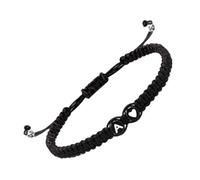 Braccialetto dell'amicizia alla moda con lettera del desiderio | Corda intrecciata a mano per donne, uomini, adolescenti, per lui e per lei, unisex, per tutti i giorni