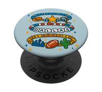 Braccialetto dell'amicizia con ciondolo a forma di Dallas City PopSockets PopGrip Adesivo