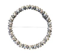 Braccialetto dell'amicizia con design intrecciato colorato per celebrare il tuo legame con accessori coordinati alla moda! Qhw643, 12x9cm, Pietra