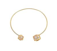 Braccialetto di apertura del polsino della luna del cuore di colore di cristallo regolabile di modo per il regalo dei gioielli delle donne Mujer PulserasProfessionale e attraente.