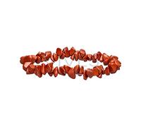 Braccialetto di chip con diaspro rosso, minerali e cristalli, bellezza energetica, meditazione, amuleti spirituali