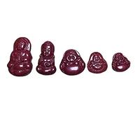 Braccialetto di cinabro Ciondoli portafortuna for creazione di gioielli Cinabro Buddha Guanyin Charms Meditazione Ornamento for braccialetti Collana Creazione e artigianato Attirano ricchezza 1 PZ, 3