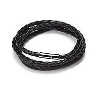 Braccialetto di Cuoio Fatto a Mano per Gli Uomini Braccialetto di Corda Intrecciata Multistrato di Fascino di Modo Regalo Delicato dei Gioielli per Il Ragazzo Freddo Convenient Design