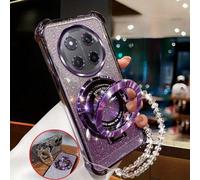 Braccialetto di lusso con cristalli e paillettes compatibile con 6/7/8/X/XS/XR/11/12/13/14/15/16/16e, Galaxy S22/23/24/25/S24 FE/S25 EDGE, A04/05/06/A07/A14/A15/A16/A17/A24/A25/A34, Redmi Note 9/10/11