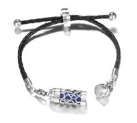 Braccialetto diffusore olio essenziale, braccialetto in acciaio inox con medaglione per aromaterapia, scatena il potere dell'aromaterapia, braccialetto regolabile per la festa della mamma e delle