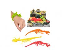 Braccialetto dinosauro estendibile in silicone