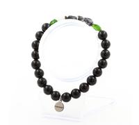 Braccialetto Diopside Del Brasile + Diaspro Zebra Perle Agata Fatto IN
