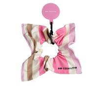 Braccialetto elasticizzato SBS in tessuto, avorio rosa