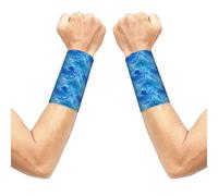 Braccialetto elastico a forma di delfino per il supporto del polso, fascia compressiva antisudore per il polso, 1 paio per uomo e donna, 3,15 x 5,1 pollici.