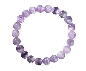 Braccialetto elastico in kunzite naturale, grado 7A, per uomini e donne, guarigione chakra del cuore, regalo unico per tutte le occasioni, 9mm, Pietra, Non pietra preziosa