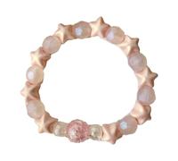 Braccialetto elastico regolabile con perline Pentastars a forma di stella, regalo di compleanno per amici e amanti, Plastica/Resina, Nessuna pietra preziosa