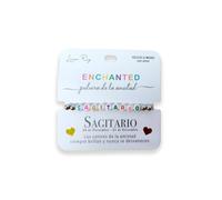 Braccialetto Enchanted dell'Amicizia con i nomi dei segni dello Zodiaco, Talla Única, Acciaio inossidabile Plastica, Nessuna pietra preziosa