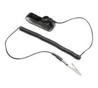Braccialetto esd nero con incl conrad components wristme-set 10-183 k pulsante