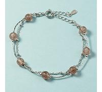 Braccialetto Feng feng shui amore bracciale naturale luna naturale fragola fragola fragola bracciale buona fortuna per le donne bracciale di ricchezza regalare il talismano malvagio per la prosperità