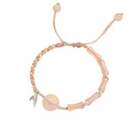 Braccialetto Feng Shui con cristalli - fibbia in giada verde con ciondolo in bambù e quarzo rosa, per meditazione e equilibrio dei chakra, per fortuna e prosperità