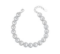 Braccialetto Glitter senza Tempo, Braccialetto in Argento Sterling 925 per le Donne