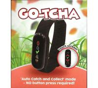 Braccialetto Go-tcha Classico Per Pokemon Go Nero Nuovo Di Zecca