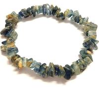 Braccialetto Hijet Chips, braccialetto elastico per uomo o donna, unisex, da indossare tutti i giorni, regalo di ringraziamento, braccialetto di cristallo, Midium, Pelliccia, Cianite blu