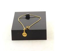 Braccialetto IN Acciaio Dorato Inossidabile 1 Perla Labradorite Finlandia Di E