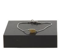 Braccialetto IN Acciaio Inossidabile 1 Perla Apatite Giallo Di Madagascar Di IN