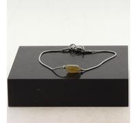 Braccialetto IN Acciaio Inossidabile 1 Perla Apatite Giallo Di Madagascar Forma