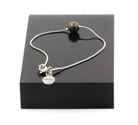 Braccialetto IN Acciaio Inossidabile 1 Perla Bronzite 8 Mm. IN Francia