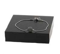 Braccialetto IN Acciaio Inossidabile 1 Perla Labradorite Finlandia Di Forma 5 MM