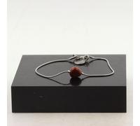 Braccialetto IN Acciaio Inossidabile 1 Perla Mookaite Australia Di Forma 5 mm-8