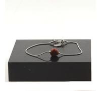 Braccialetto IN Acciaio Inossidabile 1 Perla Mookaite Australia Di Forma IN