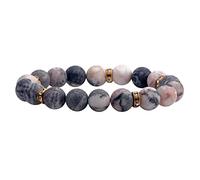 Braccialetto in acciaio inox colorato con perline rosa, idea regalo per sorelle e ragazze, lascia che il cristallo testimoni la tua bella amicizia, Misura unica, Pietra