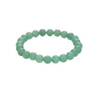 Braccialetto in avventurina verde, con perline da 8 mm, attira ricchezza, prosperità, successo e denaro, regali di cristallo per donne e uomini, elastico regolabile