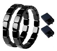 braccialetto in ematite, ispirato ai generali romani e ai guerrieri vichinghi, l'uso quotidiano collega il campo energetico per aumentare naturalmente il metabolismo, ripristinare la