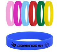 Braccialetto in gomma Temeite, design alla moda e alla moda, adatto a tutte le età, braccialetto in silicone arcobaleno, braccialetto personalizzato