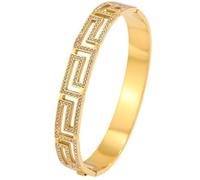 Braccialetto in oro con chiave greca, gioiello eterno, regalo per donne