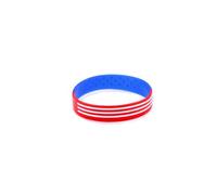 Braccialetto in Silicone a Stelle 15 Pezzi, Rosso Blu, Comodo | Eventi di Squadra e Doccia, Materiale in Gel di Silicone, Adatto al Polso Umano, Stile Semplice