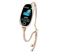 Braccialetto intelligente fitness tracker orologio contapassi donna cardiofrequenzimetro monitoraggio del sonno con contapassi, distanza, calorie, compatibile con Android iOS