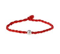 Braccialetto intrecciato fatto a mano con amuleto rosso, 1/5 perline intrecciate a mano, corda rossa per buona fortuna