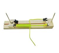 Braccialetto Jig - Strumento paracord, resistente base antiscivolo, regolabile, progetti, per artigianato, gioielli, portachiavi, amicizia, fai da te, tessitura, portatile, comodo, facile