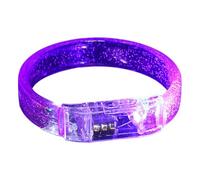 Braccialetto LED - PP, 2,95 x 0,59 pollici Braçelet Multicolor Glow | Accessorio per feste Luminescente alimentato a batteria per eventi e celebrazioni, braccialetto luminoso per feste, concerti