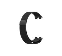 Braccialetto magnetico a maglia milanese per Huawei Band 10/9/8, nero