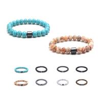 Braccialetto magnetico anti-alcool, unisex, regolabile, 8 mm