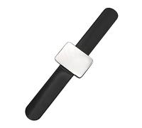 Braccialetto magnetico in silicone, 1 pezzo, cinturino magnetico quadrato, cinturino da polso portatile, cinturino da polso magnetico per fai da te, cucito, acconciatura, Metallo