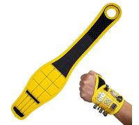 Braccialetto magnetico per attrezzi, cinturino magnetico per attrezzi, con potenti magneti, cinturino per attrezzi, cinturino per attrezzi, cinturino da polso, gadget per tenere viti, chiodi e trapani