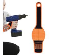 Braccialetto magnetico per viti, cinturino da polso in nylon, cintura elastica per attrezzi, braccialetto magnetico, portatile, antiscivolo, per gli appassionati di progetti, elettricisti, specialisti