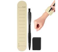 Braccialetto memo in silicone - braccialetto slap riutilizzabile, blocco note portatile per la lista dei ricordi cancellabile, organizzatore di attività con a penna, pratico taccuino