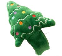 Braccialetto natalizio con Babbo Natale, renna e pupazzo di neve realizzato in morbida flanella, progettato per un uso confortevole e festivo (stile albero di Natale)