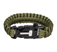 Braccialetto Paracord Highlander Outdoor con accendifuoco - Olive